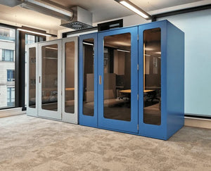 Cabine acoustique de réunion 4 personnes -  - cabine-acoustique-de-reunion-4-personnes - UP & DESK