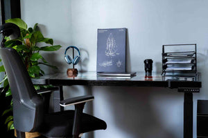 Plateau tableau peint sur-mesure -  - plateaux-maxence-di-marzio - UP & DESK
