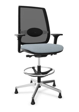 Chaise haute de bureau ergonomique TheBar - HARMONY - chaise-haute-bureau-ergonomique-thebar - UP & DESK